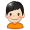 Boy - Light emoji on Samsung